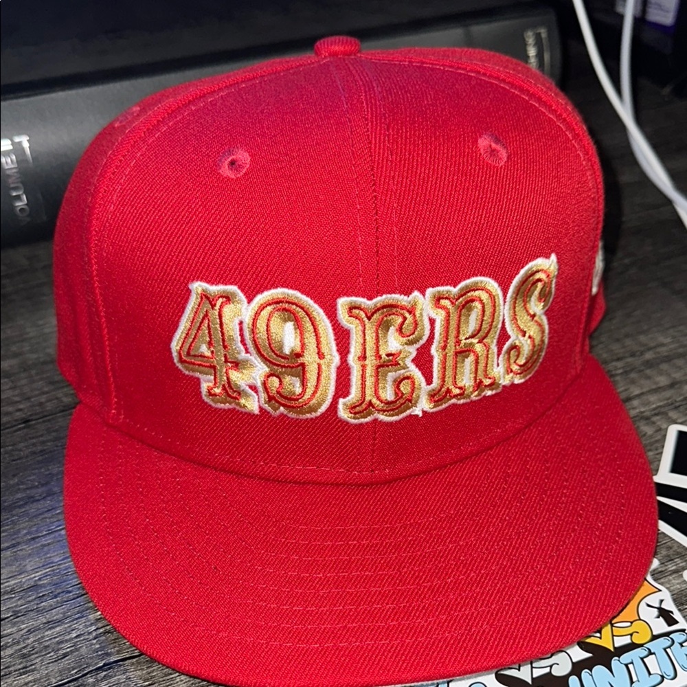 New Era Red 49ERS Hat